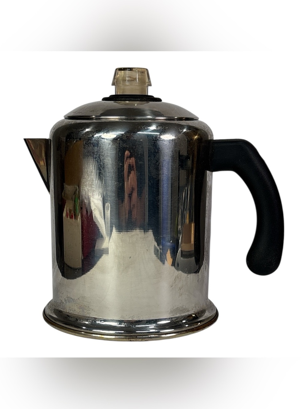 Farberware Stove Top Percolator Coffee Pot Stainless Steel 8cup Camping Complete